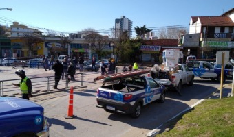 LA MUNICIPALIDAD PRESENT UNA DENUNCIA ANTE EL IMPEDIMENTO DE INSTALACIN DE LUMINARIAS